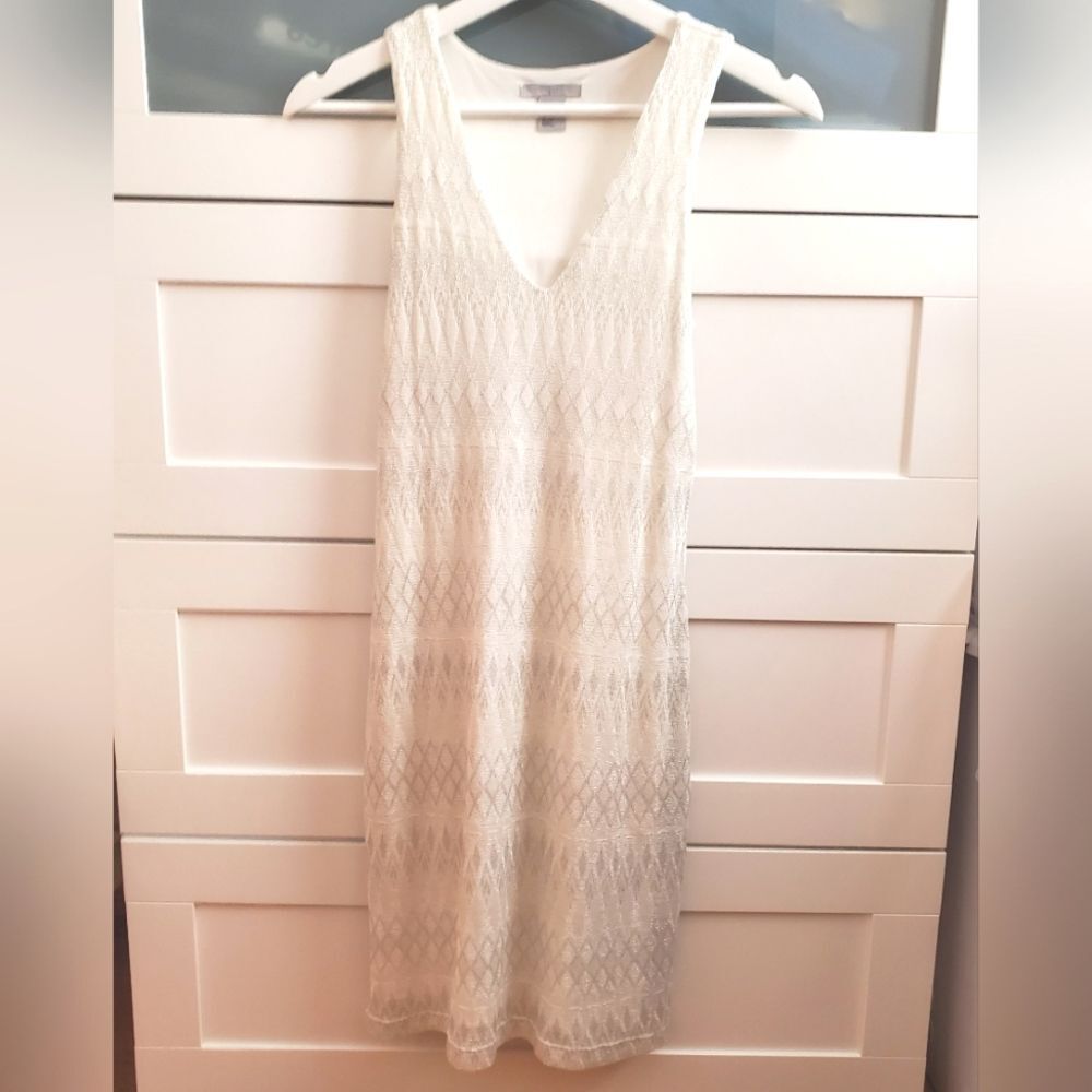 H&M Metallic Threaded Dress Size XS